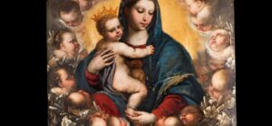 Luca Giordano Madonna della Purita dopo il restauro Sacrestia Tesoro di San Gennaro