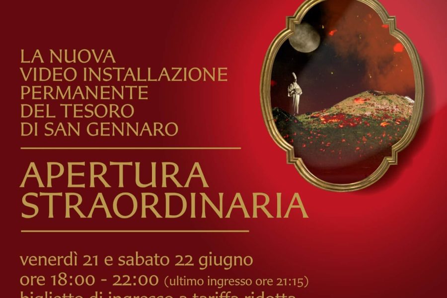 Video-installazione Tesoro di San Gennaro Napolo Video-installazione Tesoro di San Gennaro Napolo